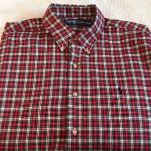 Ralph Lauren Classic Fit Plaid Oxford